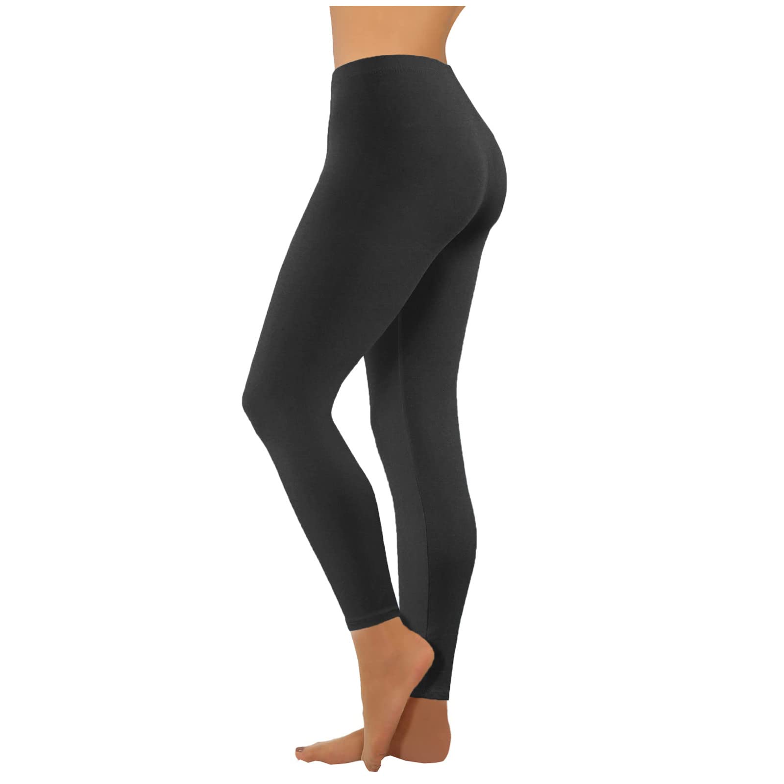 Wodceeke High Waist Bootcut Yoga Pants for Women - Petite Skinny Stretch Butt Lift Gym Workout Leggings - Perfect for Yoga, Pilates & Running
