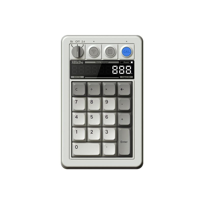 8BitDo Retro 18-Key Mechanical Numpad - M Edition | USB Wired Number Pad for PC, Mac, Gaming & Office Work | Vintage Style Keyboard for Typing, Accounting & Data Entry