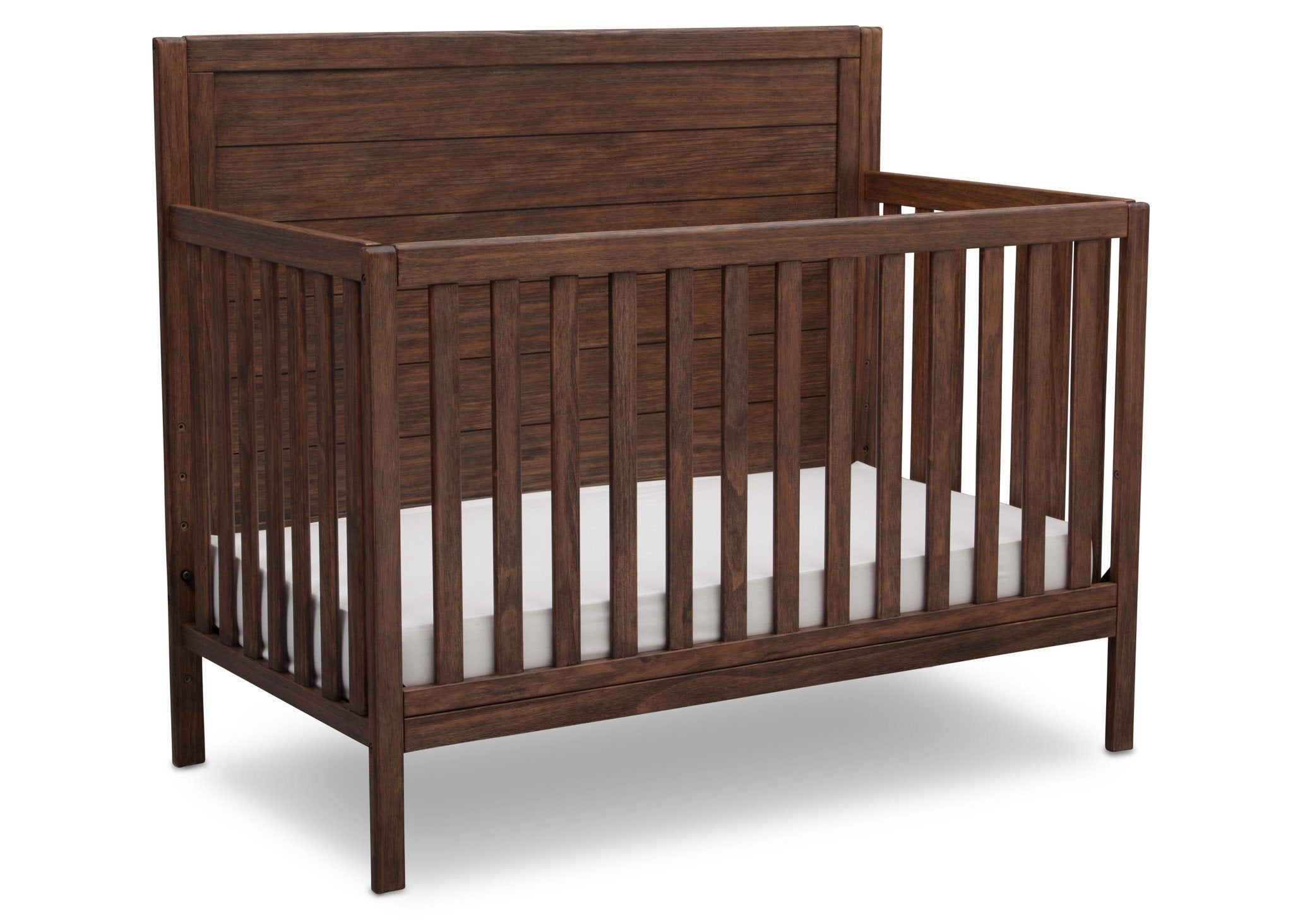 Cambridge 4-in-1 Convertible Baby Crib - Toddler Bed & Daybed with Mattress - Nursery Furniture for Boys & Girls - Perfect for Bedrooms, Daycare & Guest Rooms