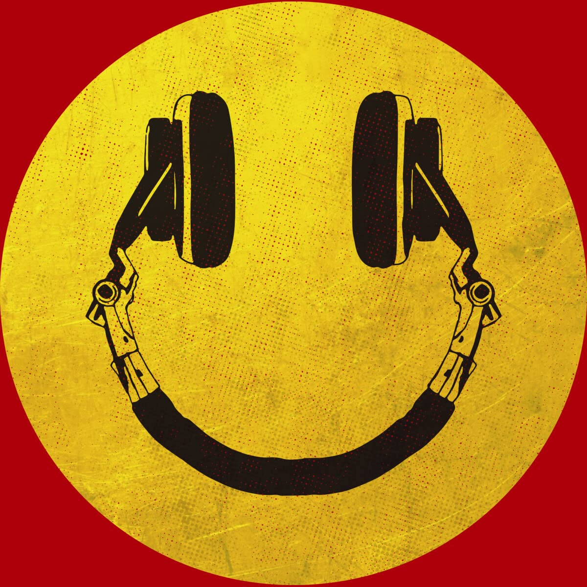 ArtTypeMachine Music Smile Graphic T-Shirt for Women - Soft Cotton Tee with Unique Band Design - Perfect for Concerts, Music Festivals & Casual Wear