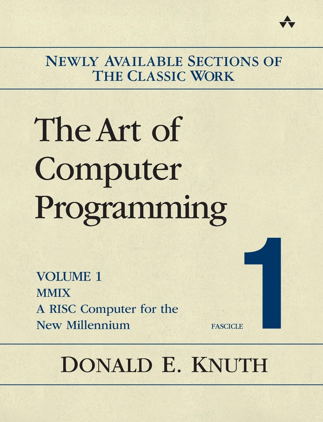 The Art of Computer Programming, Volume 1: MMIX RISC Computer for Modern Computing | Essential Programming Reference Book for Developers & Computer Science Students