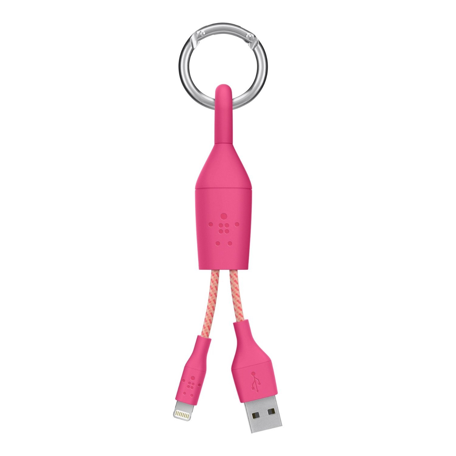 Belkin MIXIT 3-Inch 2.4A Lightning to USB Charging Cable for iPhone 14/13/12/11/X/8, iPad & iPod - Fast Sync & Charge (Pink) - Perfect for Home, Office & Travel Accessories