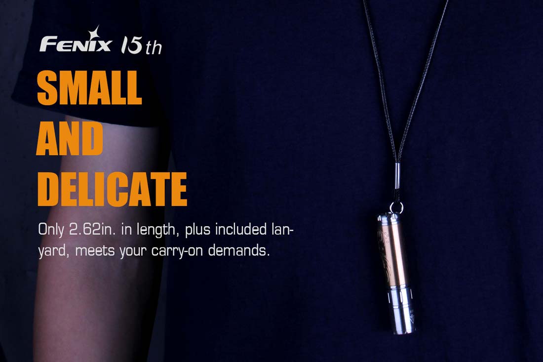 Fenix 15th Anniversary Edition LED Flashlight - High Lumens, Durable & Waterproof for Camping, Hiking, Emergency & Outdoor Adventures