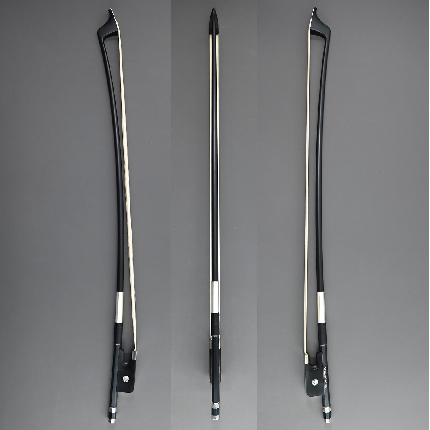 Premium Carbon Fiber Double Bass Bow 4/4 Size - French Style for Deep, Clear Sound & Lightweight Performance | Perfect for Orchestras, Solo Performances & Professional Musicians