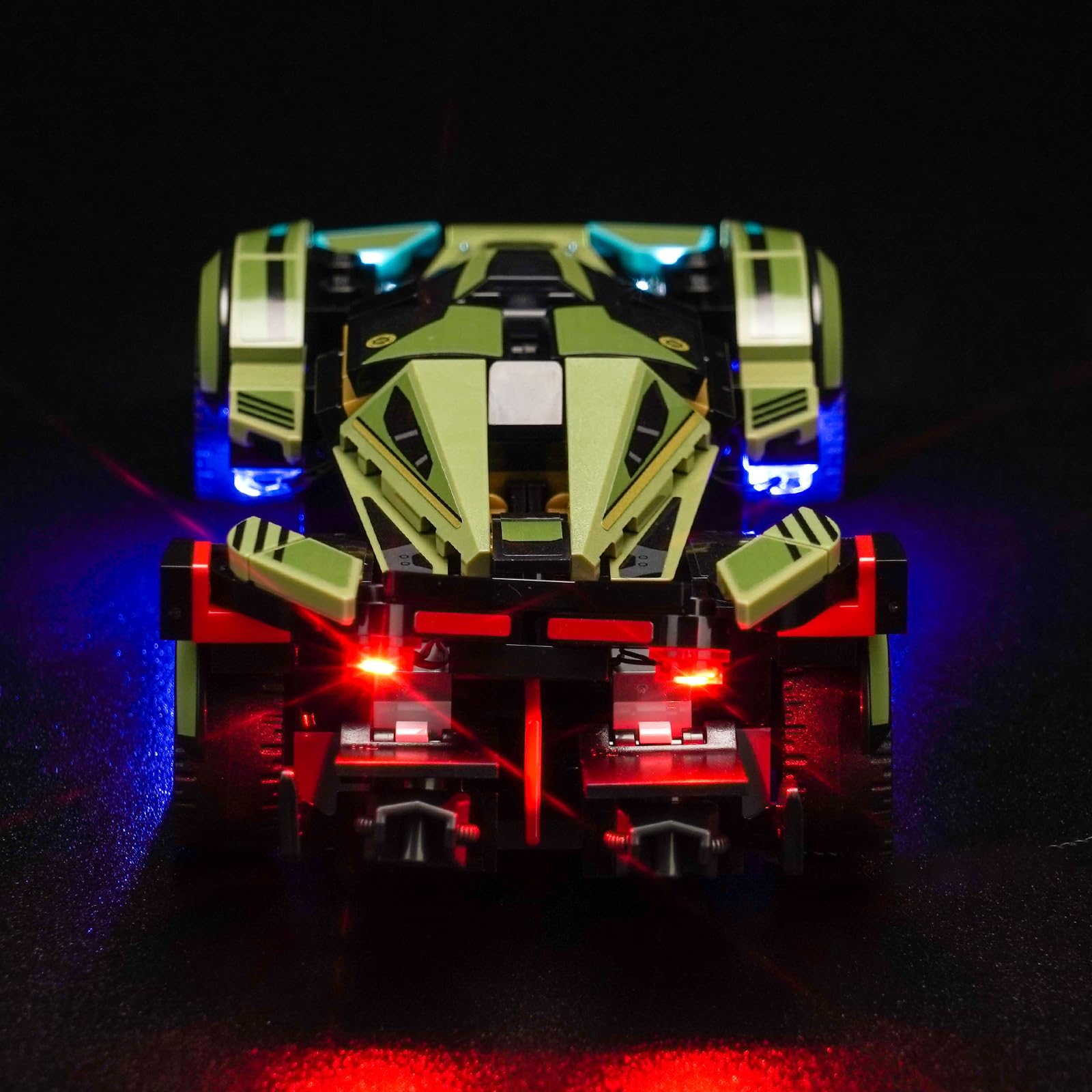 BrickBling LED Light Kit for Lego Lamborghini V12 Vision GT Super Car (Compatible with Lego 76923) - DIY Decorative Lighting for Model Cars & Night Display