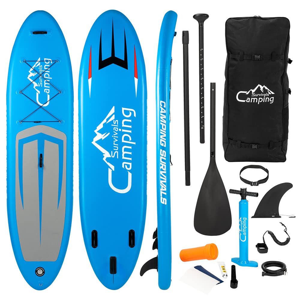 **Ultra-Light Inflatable Stand Up Paddle Board (SUP) with Premium Accessories & Carry Bag - Perfect for Surfing, Yoga, and Family Fun on Lakes & Oceans**