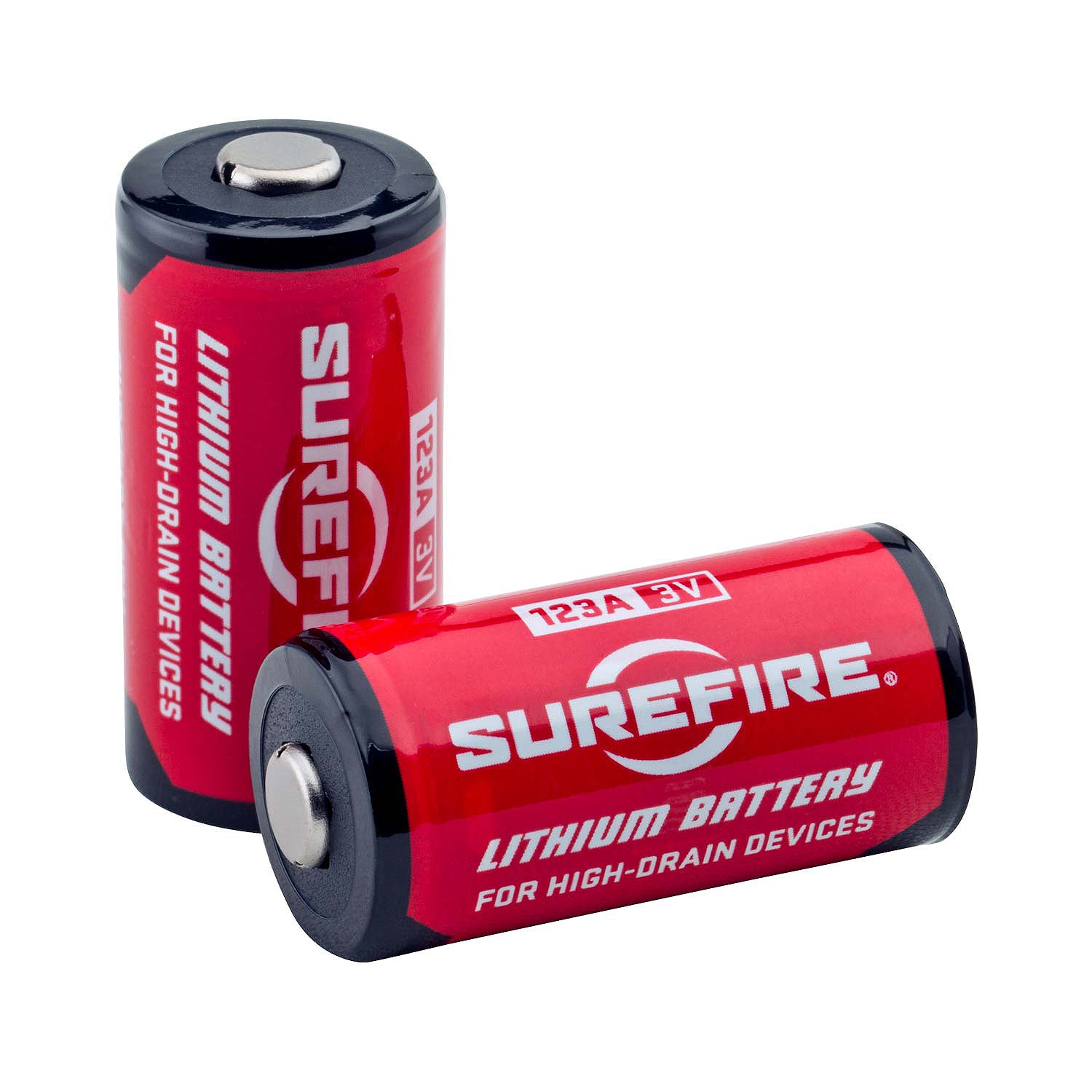 SureFire 123A Lithium Batteries - 10 Year Shelf Life, Long-Lasting Power for Flashlights, Cameras & Emergency Kits | Premium 3V Lithium Batteries for Outdoor, Home & Tactical Use