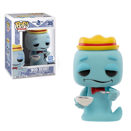 Funko Pop! AD ICONS General Mills: Boo Berry #35 Collectible Vinyl Figure - Perfect for Halloween Decor, Pop Culture Displays & Toy Collections