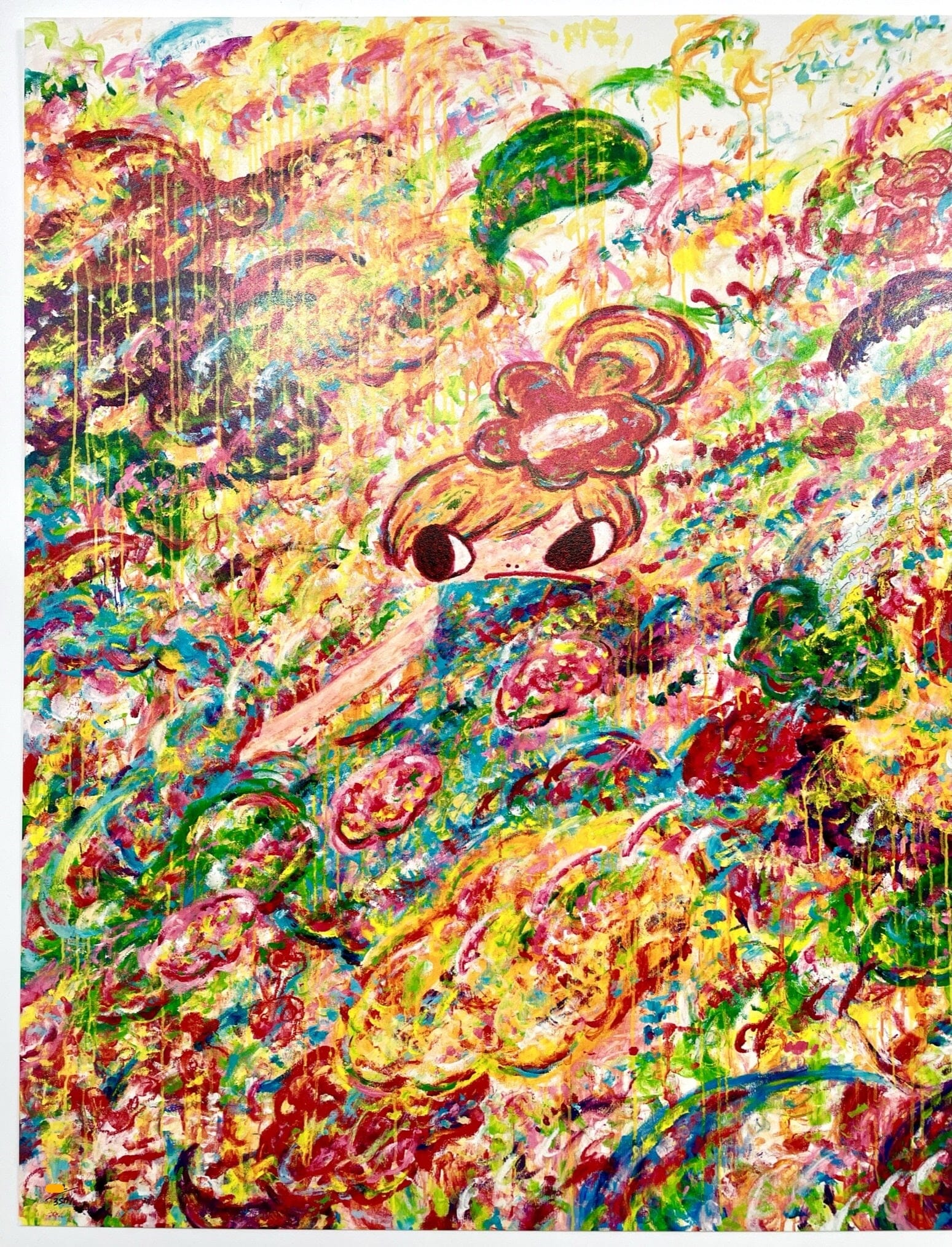 AYAKO ROKKAKU Original Artwork - Abstract Painting for Modern Home Decor & Office Wall Art