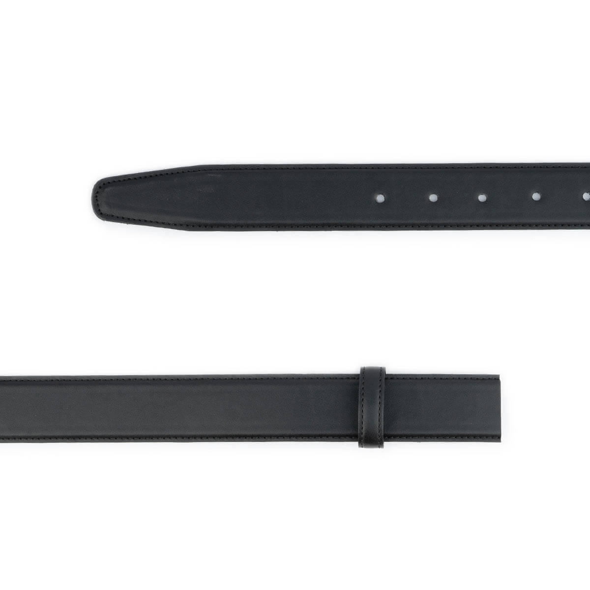 **Genuine Leather Black Belt Strap for Men - Premium Replacement for Dunhill Buckles | Perfect for Formal Wear, Office & Business Attire**