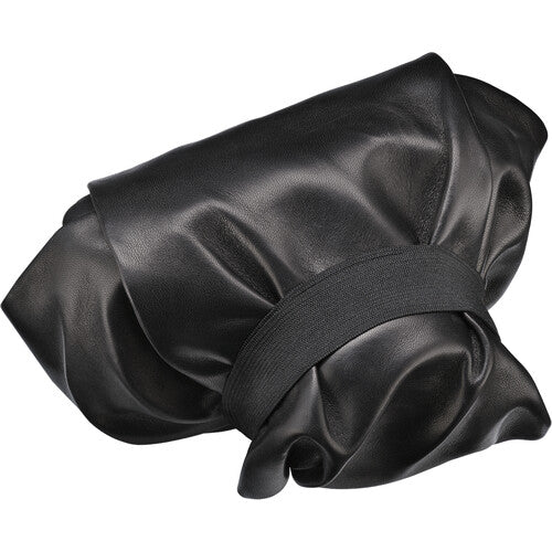 Leica Leather Wrapping Cloth - Premium Black Camera Lens Cleaning & Protection Cloth | Perfect for DSLR, Mirrorless & Vintage Camera Maintenance