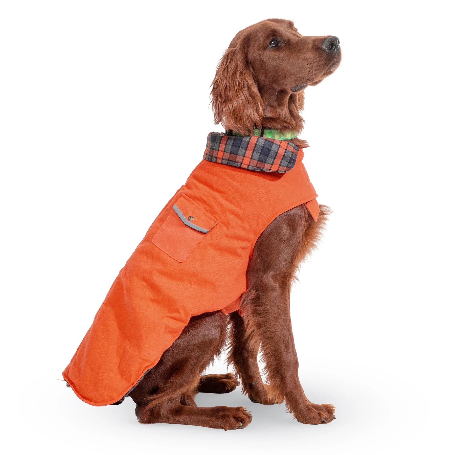 UpCountry Orange Field Coat - Waterproof Hunting Jacket for Men, Lightweight & Windproof Outdoor Coat for Hiking, Camping & Fishing | All-Season Performance Gear
