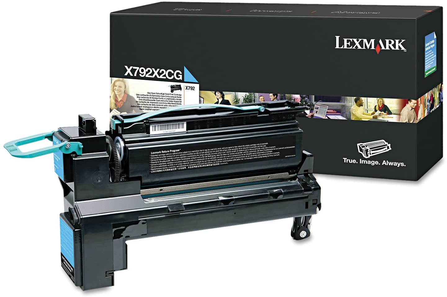 Lexmark X792 Cyan Extra High Yield Print Cartridge - Compatible with Lexmark Printers | High-Quality Replacement Toner for Office & Home Printing | Ideal for Documents, Reports & Presentations