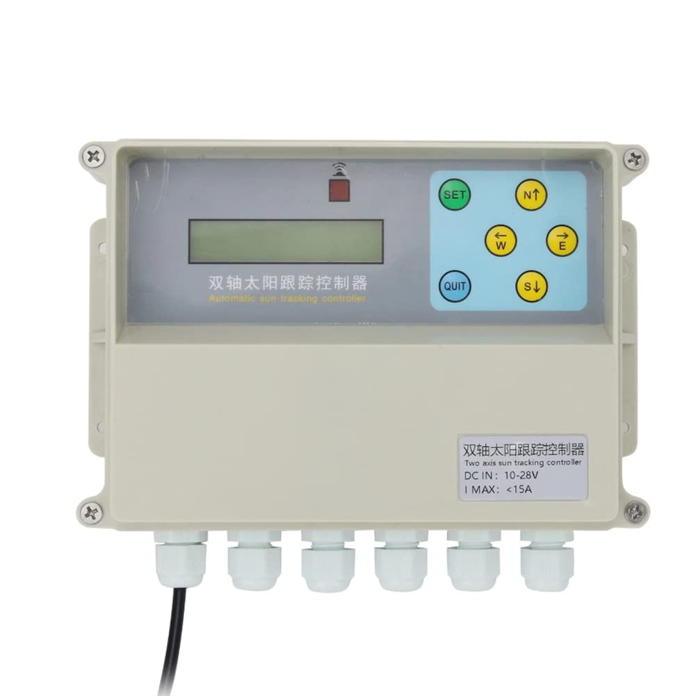 Dual Axis Solar Tracker Controller - Auto Sun Tracking System for Solar Panels