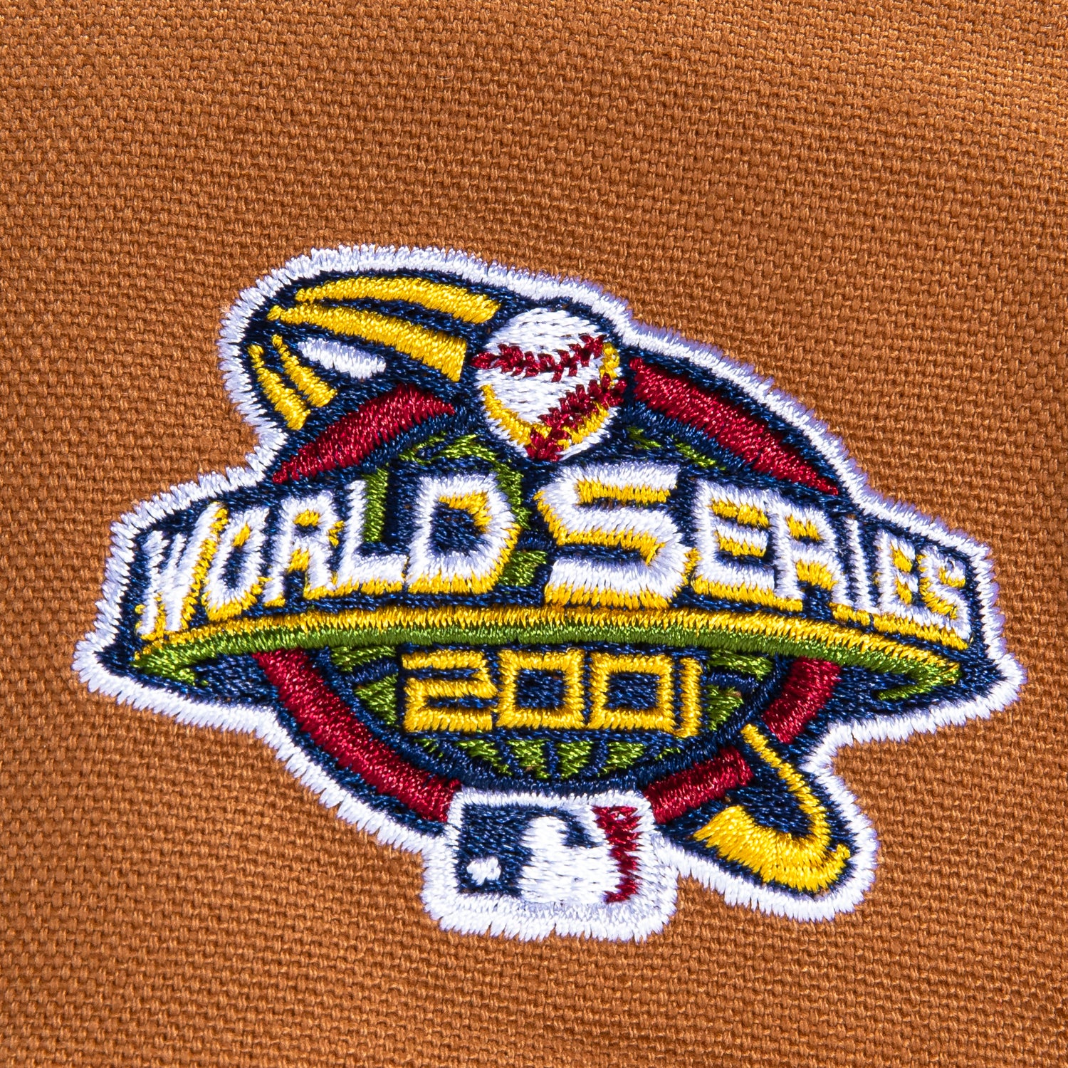 New Era 9Forty Arizona Diamondbacks 2001 World Series Patch Snapback Hat - Khaki Adjustable Baseball Cap for Men & Women - Perfect for Sports Fans, Game Day, and Casual Wear
