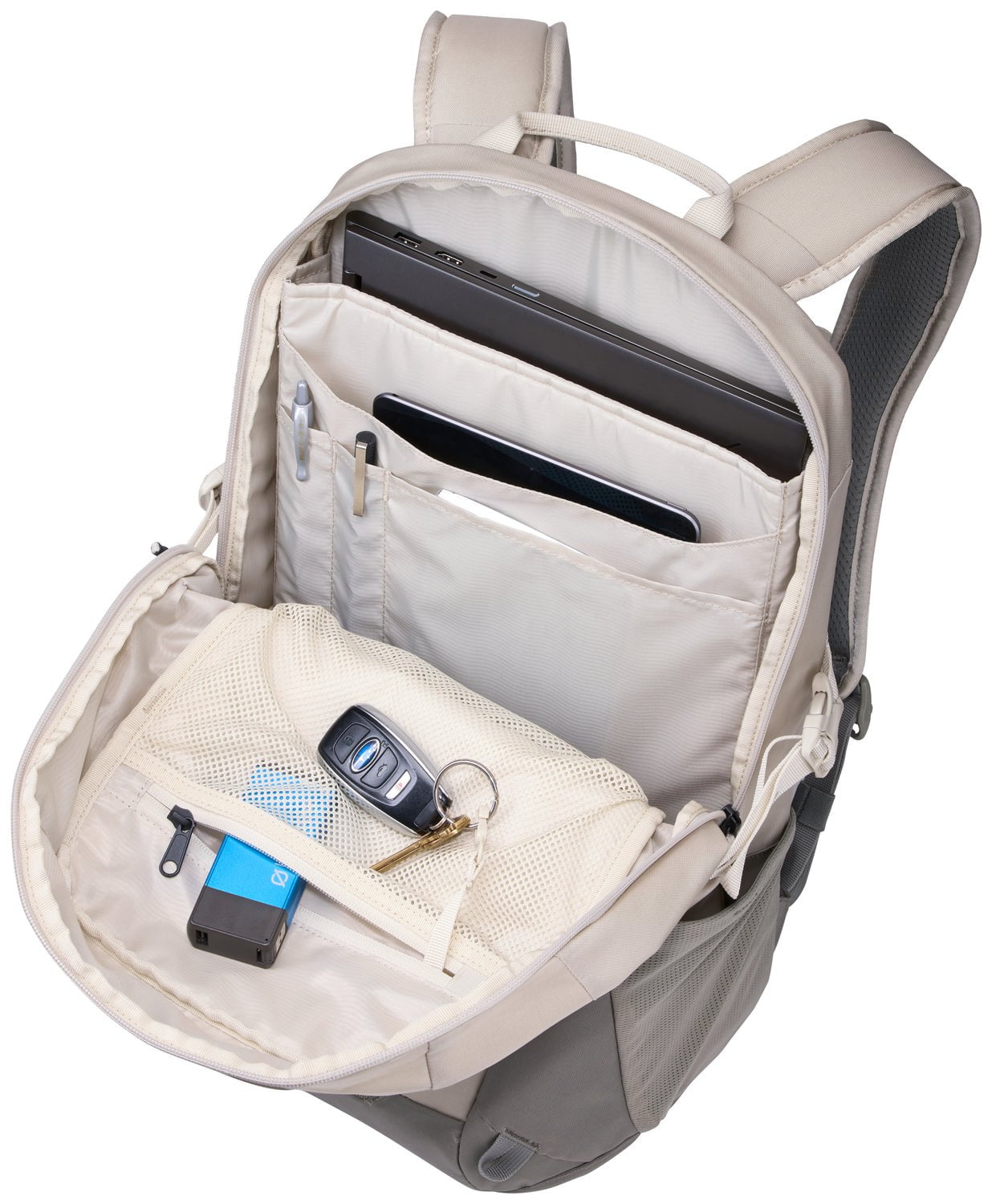 Thule EnRoute 21L Laptop Backpack - Water-Resistant Travel & Commuter Bag for Work, School & Outdoor Adventures (Pelican/Vetiver)