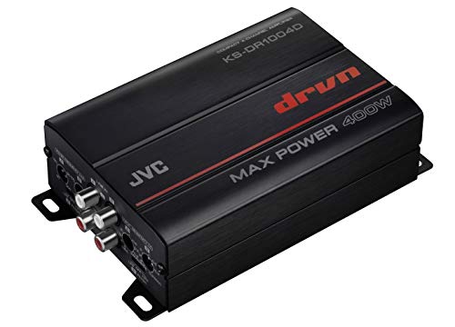 JVC KS-DR1004D 400W 4-Channel Marine Amplifier with MB Quart N2-WBT Bluetooth Controller - Waterproof Audio System for Boats, ATVs, UTVs & Off-Road Vehicles - Perfect for Polaris RZR, Can-Am, Yamaha & More - Enjoy High-Power Sound on Water & Trail Adventures