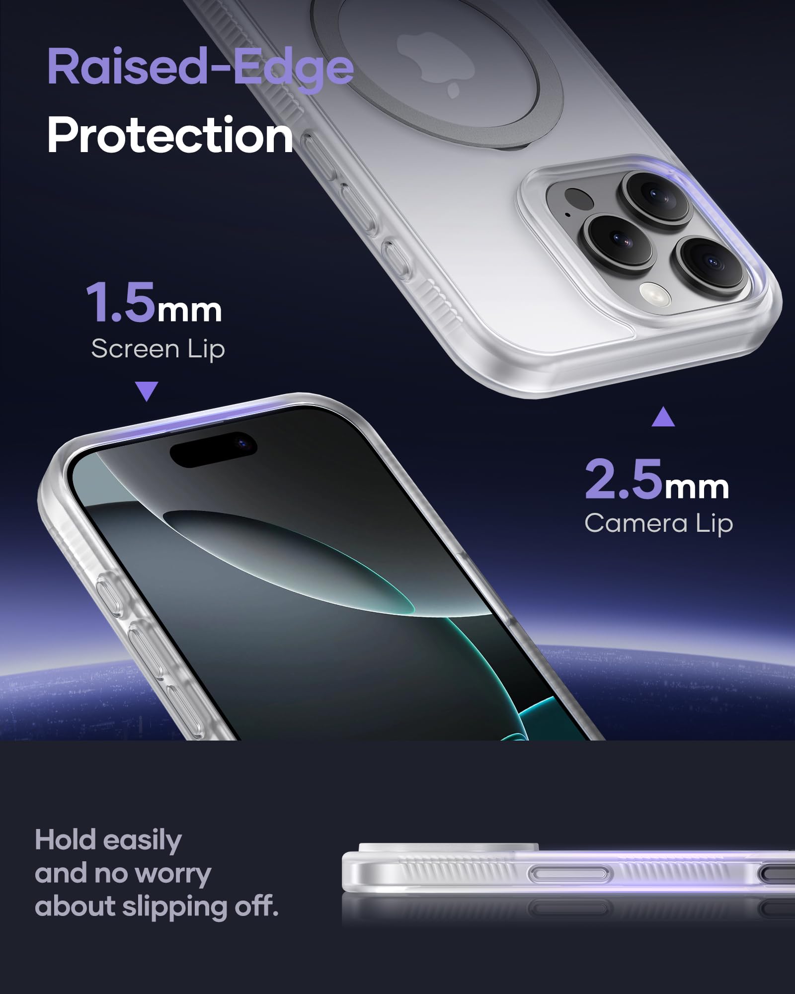 Vihibii Slim Magnetic Case for iPhone 16 Pro Max (6.9
