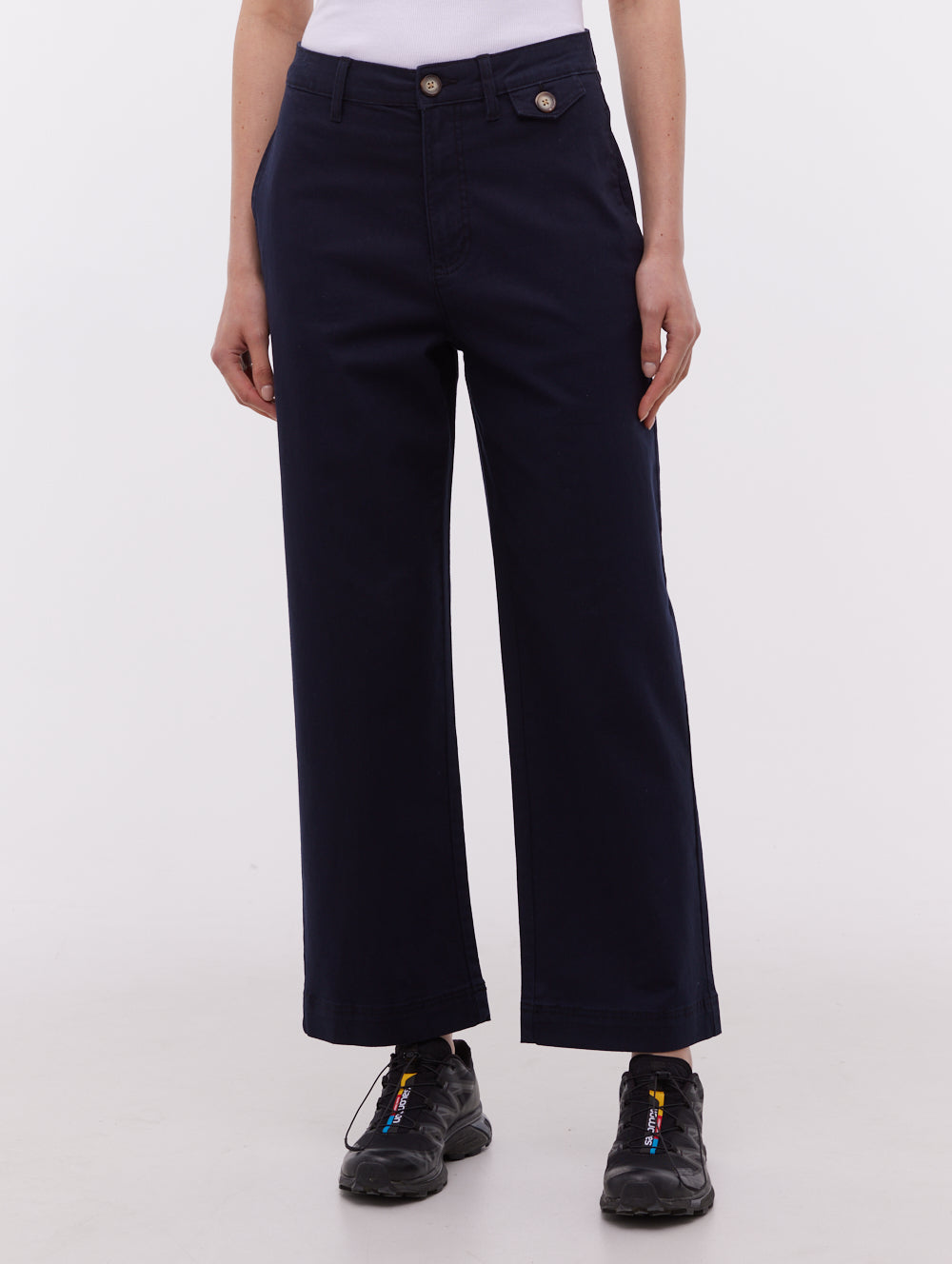 Jara Women's Straight Leg Pants - High Waist Stretch Comfortable Office Work Trousers for Business Casual & Professional Wear