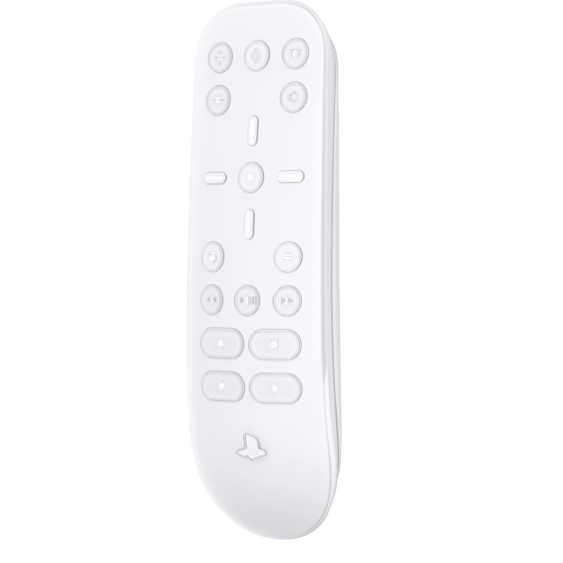 PlayVital Silicone Protective Cover for PS5 Controller - Dustproof, Anti-Slip, Shockproof, Clear White - Perfect for Gaming, Travel & Everyday Use