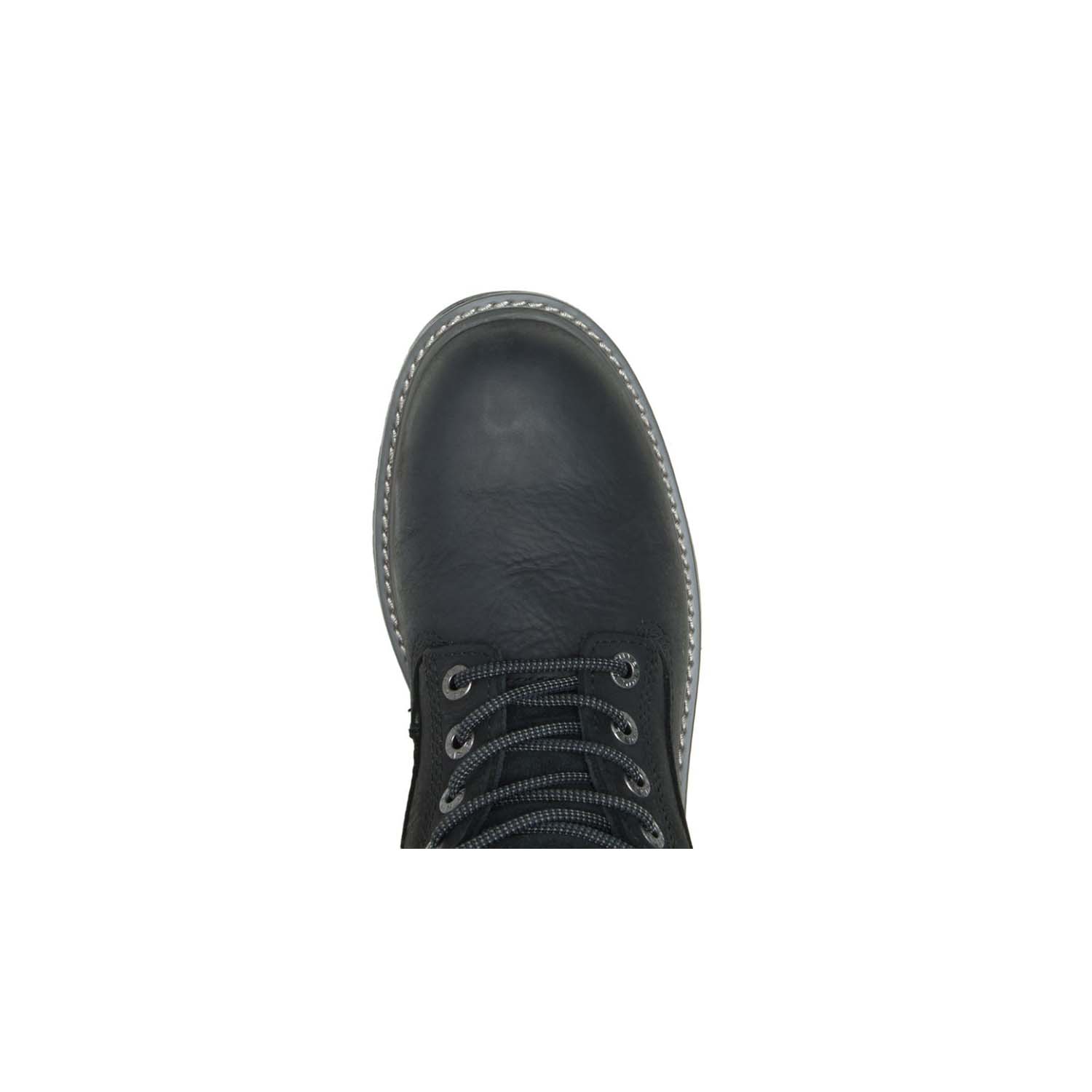 Waterproof Steel Toe Work Boots for Men - 6 Inch Safety Boots with Slip Resistant Sole - Durable Black Work Shoes for Construction, Warehouse & Outdoor Jobs