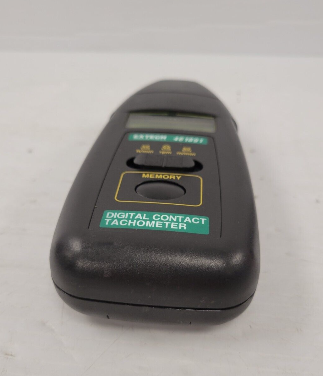 Extech 461891 Digital Contact Tachometer - RPM Meter for Motors, Engines & Rotating Machinery - Perfect for Industrial, Automotive & DIY Use
