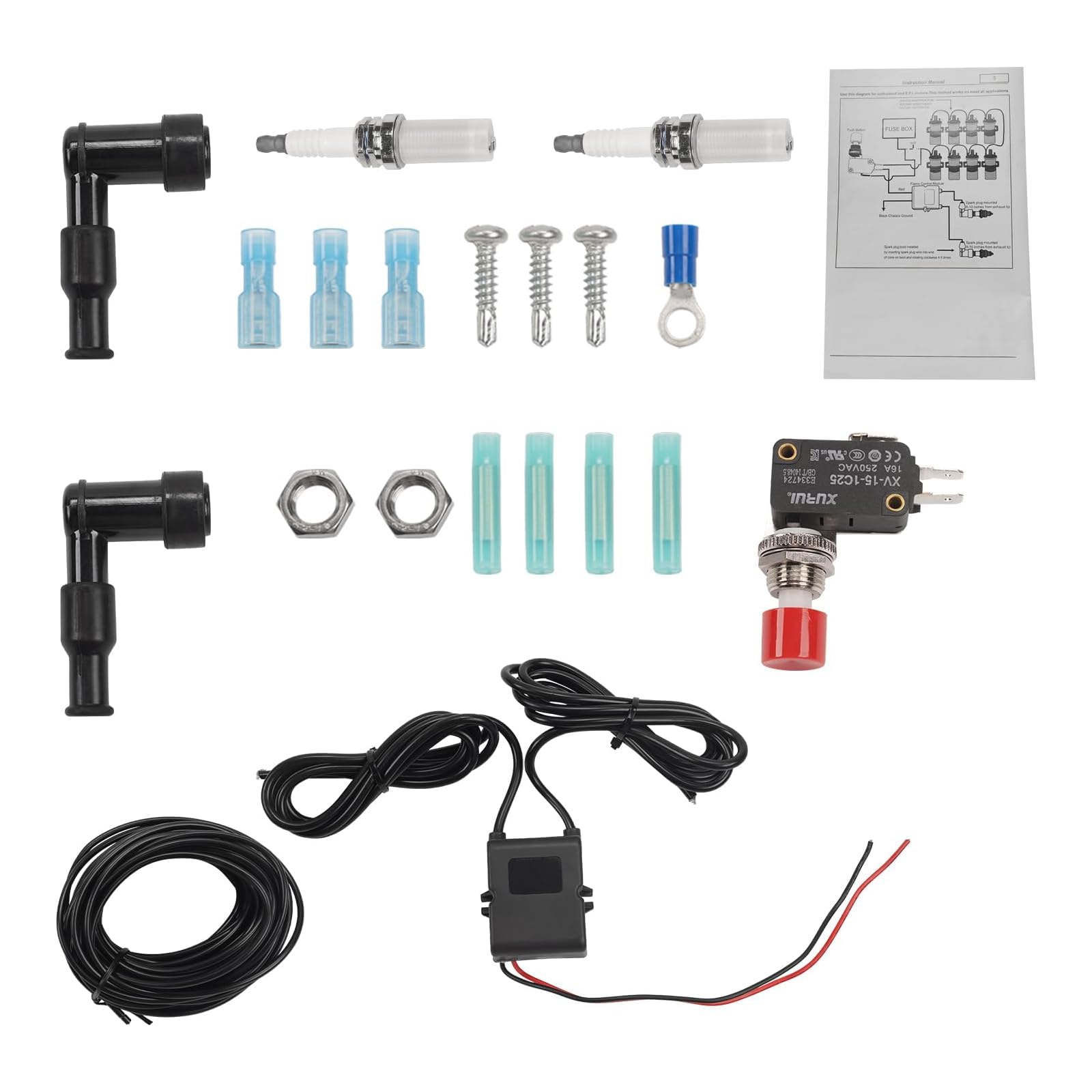 Dual Flame Thrower Kit - Exhaust Flame Kit for Motorcycles, Cars & Trucks - High Performance Flame Thrower Upgrade - Perfect for Racing, Car Shows & Off-Road Adventures