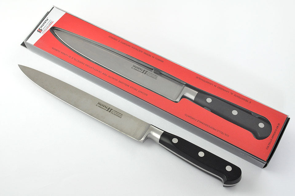 13-Inch Professional Kitchen Knife - High Carbon Stainless Steel Blade with Ergonomic Black Handle - Perfect for Slicing, Dicing, and Chopping Vegetables, Meat, and Fruits