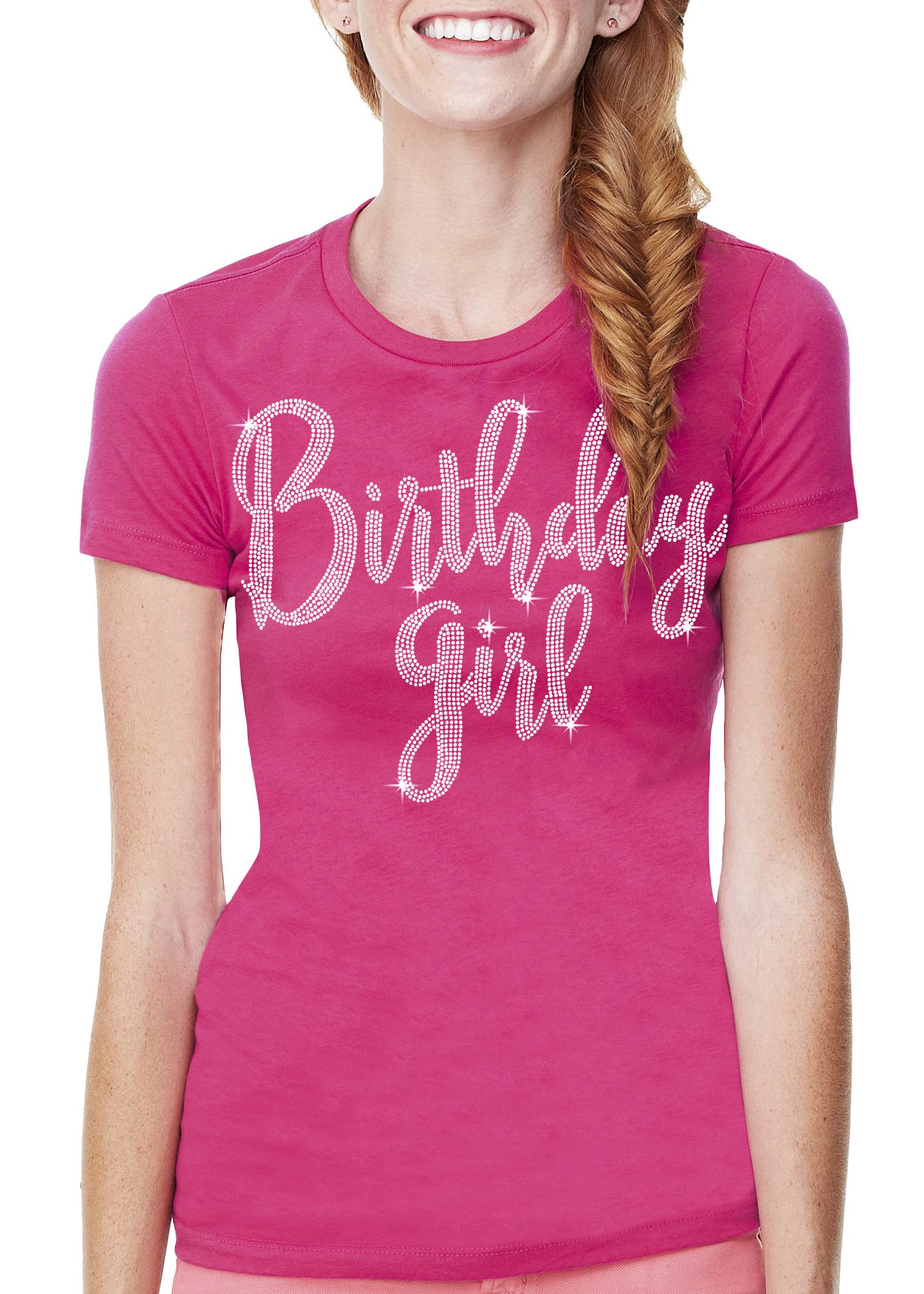 Women's Pink Birthday Shirts - Magenta Birthday T-Shirt for Women | Cute Hot Pink Party Outfit for Birthday Celebrations & Girls' Night Out
