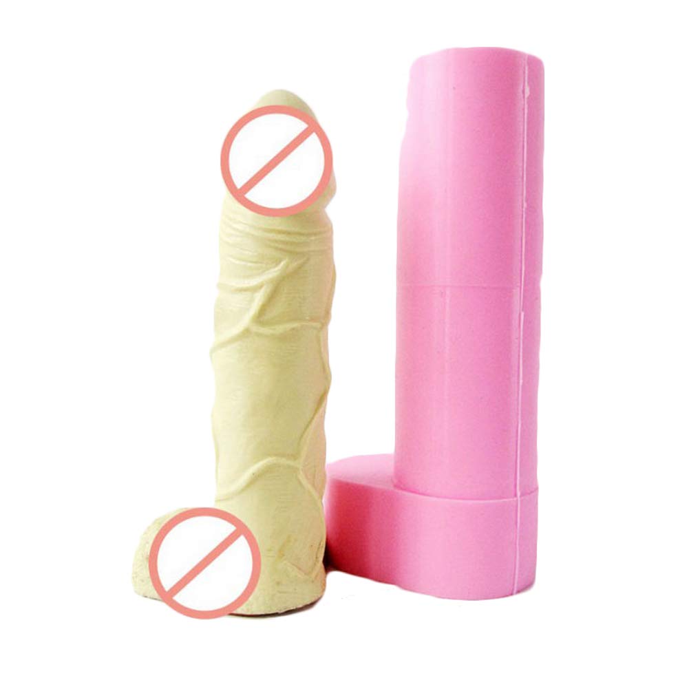 WYD 3D Realistic Silicone Penis Mold for Cake, Soap & Candle Making - Funny Adult Baking & DIY Craft Supplies - Perfect for Bachelorette Parties, Prank Gifts & Adult Humor