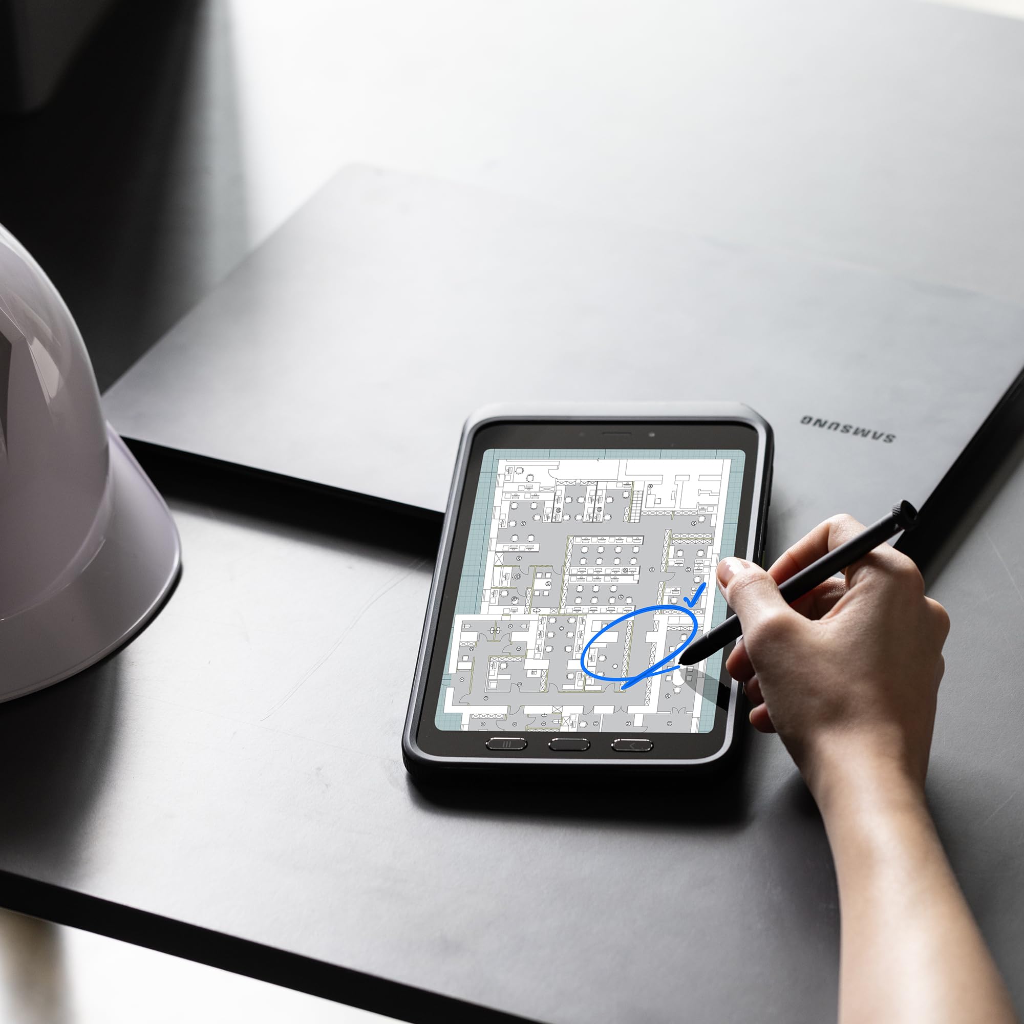 Samsung Galaxy Tab Active5 WiFi Enterprise Edition - 8 Inch Rugged Android Tablet, 128GB Storage, 5050mAh Battery, Business Tablet (Green) - Perfect for Construction Sites, Warehouses & Outdoor Work