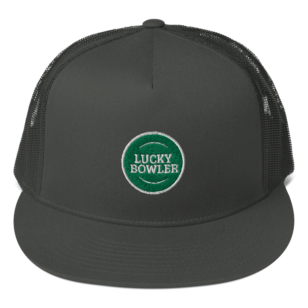 Lucky Bowler Trucker Hat - Stylish Adjustable Baseball Cap for Men & Women - Perfect for Outdoor Activities, Sports, and Casual Wear
