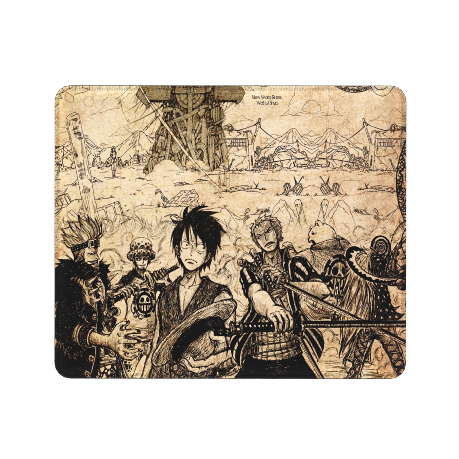 Anime Gaming Mouse Pad - Non-Slip Rubber Square Mouse Mat for Office, Laptop & Computer - Perfect for Work, Gaming & Anime Enthusiasts