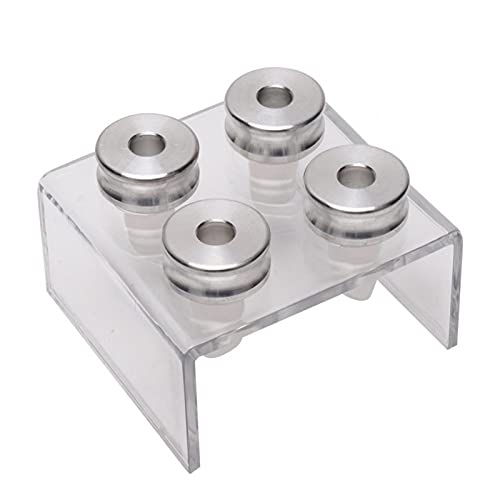 DIY Lipstick Mold - 9mm Triple Lip Balm Maker Tool, Beak Type (4 Holes) for Homemade Lipstick & Lip Balm Making - Perfect for DIY Cosmetics, Beauty Gifts & Small Business Starters