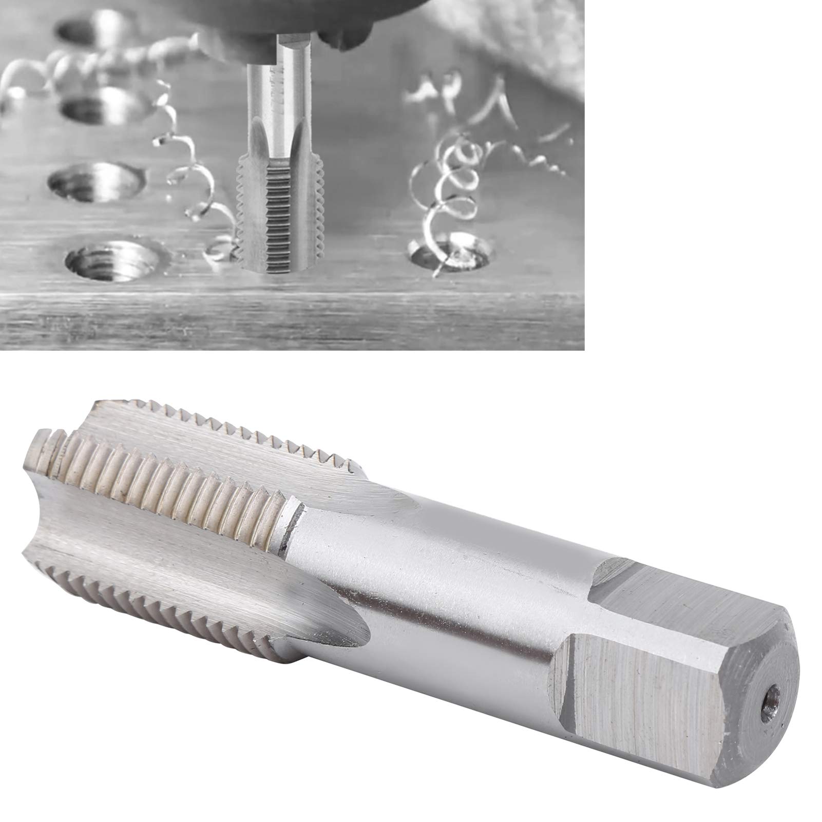 HSS G1/2-14 Pipe Thread Tap - High Speed Steel Threading Tool for Cast Iron & Alloy Steel | Plumbing, Pipe Fitting, and DIY Repair Projects