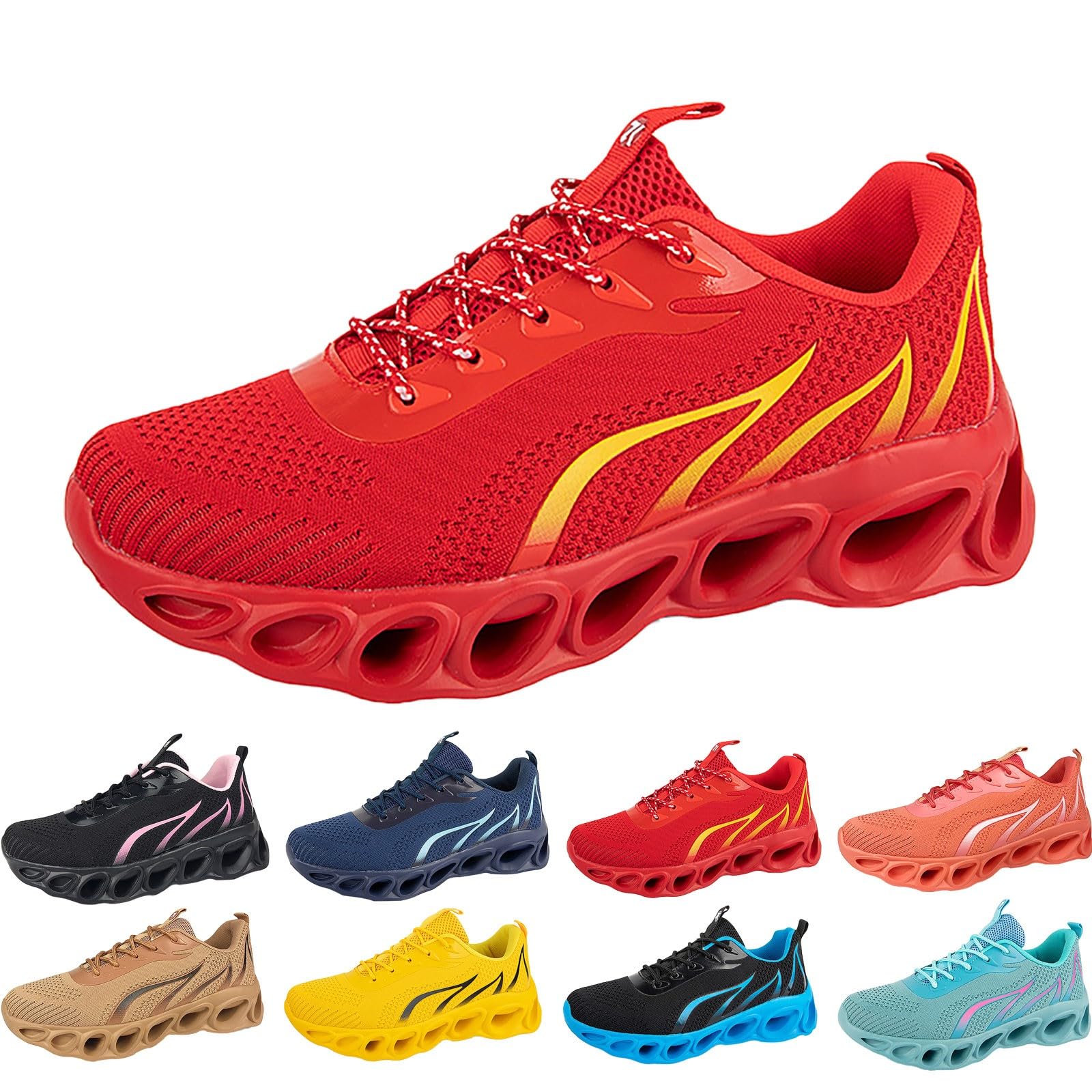 Best Lightweight Running Shoes for Men & Women - Comfortable Cushioned Walking & Fitness Trainers - Non-Slip Hiking & Street Fashion Sneakers for Outdoor Activities & Daily Wear