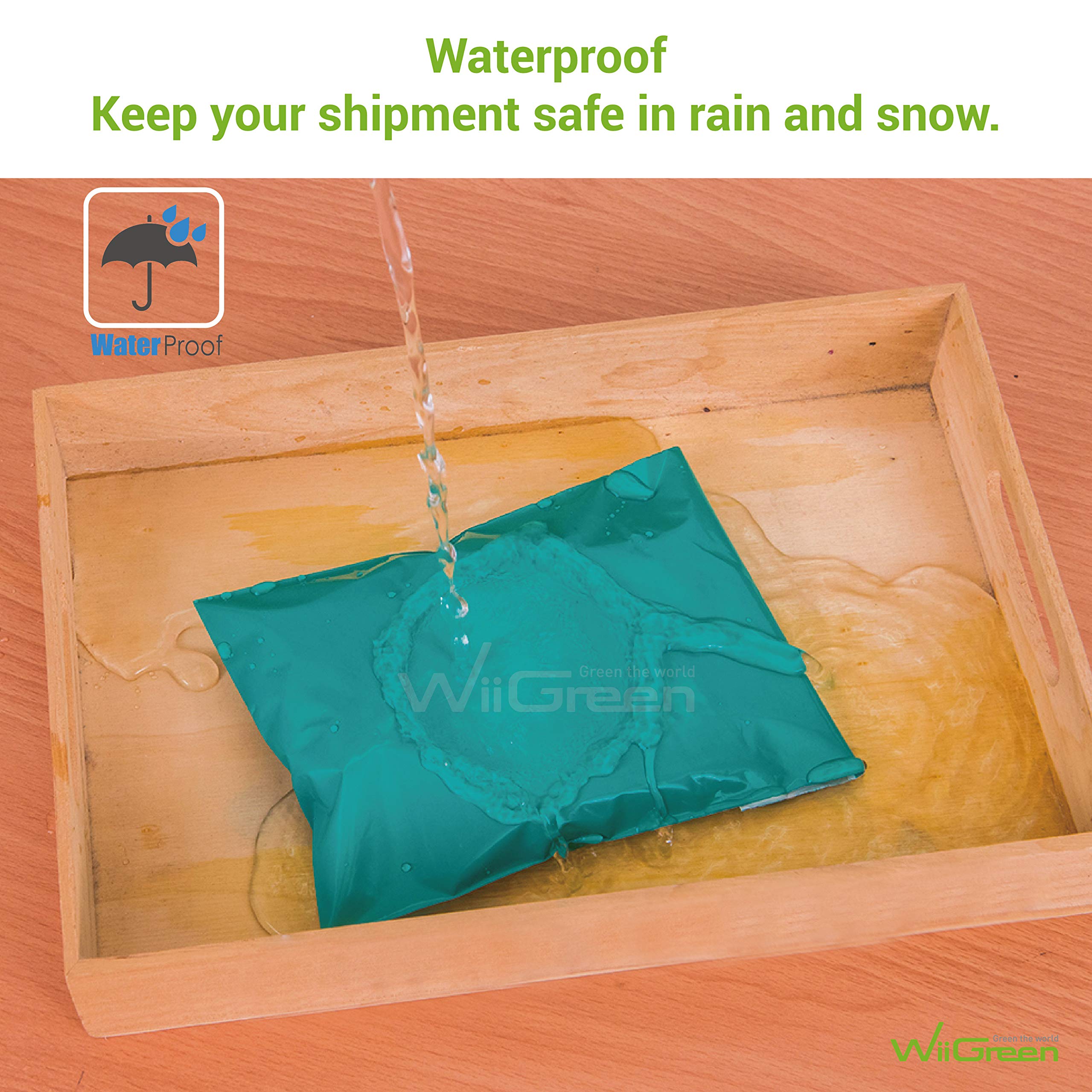 2000 PCS 5x7 inch Poly Mailers - Self Adhesive Waterproof Shipping Envelopes, Durable Tear-Proof Mailing Bags for Office, Industrial & Postal Use, Gift Packaging (Green) - Perfect for Ecommerce, Small Business Shipping & Online Store Packaging