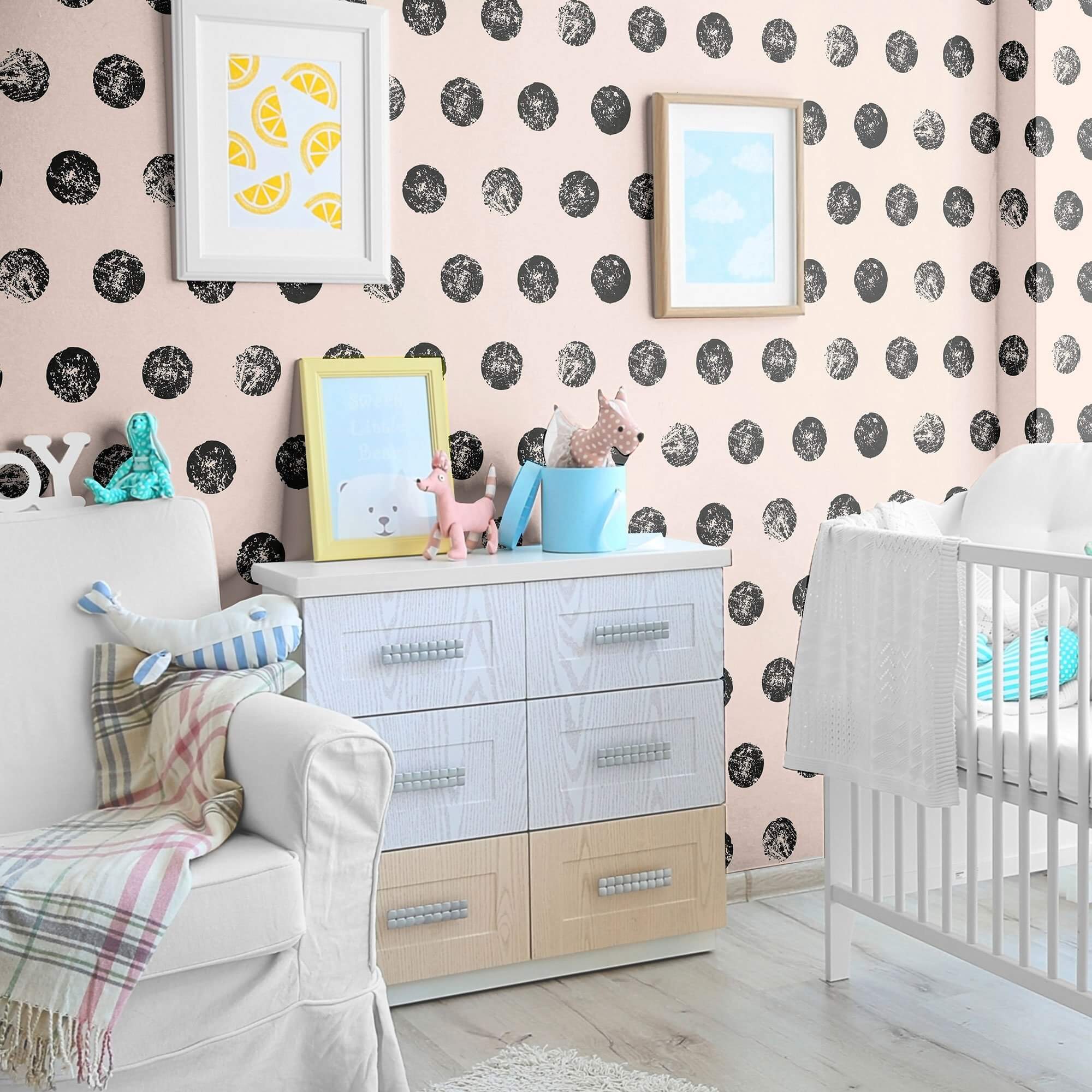 Beige Geometric Peel and Stick Removable Wallpaper for Teens - Self-Adhesive Decorative Wall Covering for Bedrooms, Dorm Rooms & Home Decor