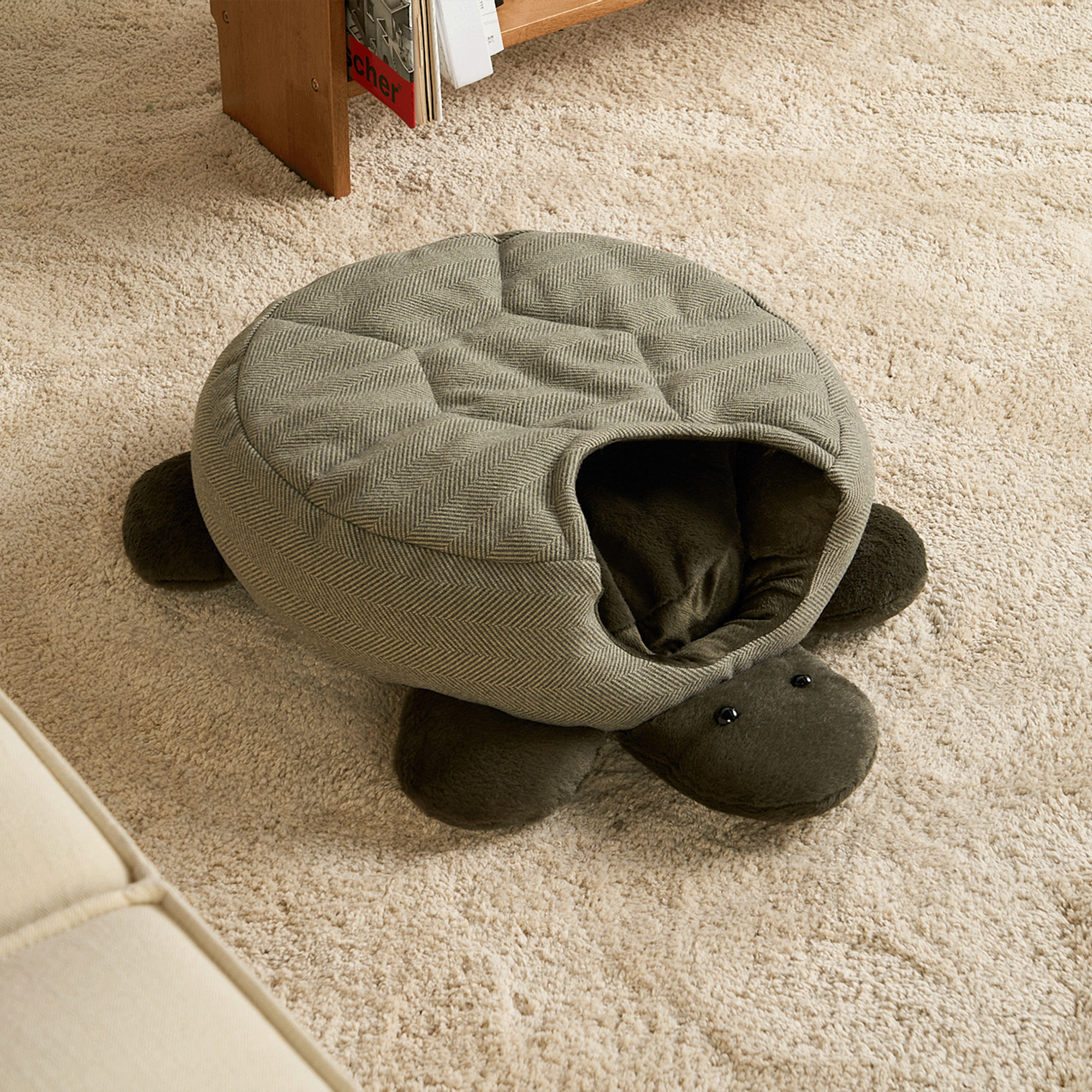 Terrapin Tuck In Dog & Cat Bed - Cozy Pet Bed for Small & Medium Pets - Perfect for Indoor Use & Crate Comfort