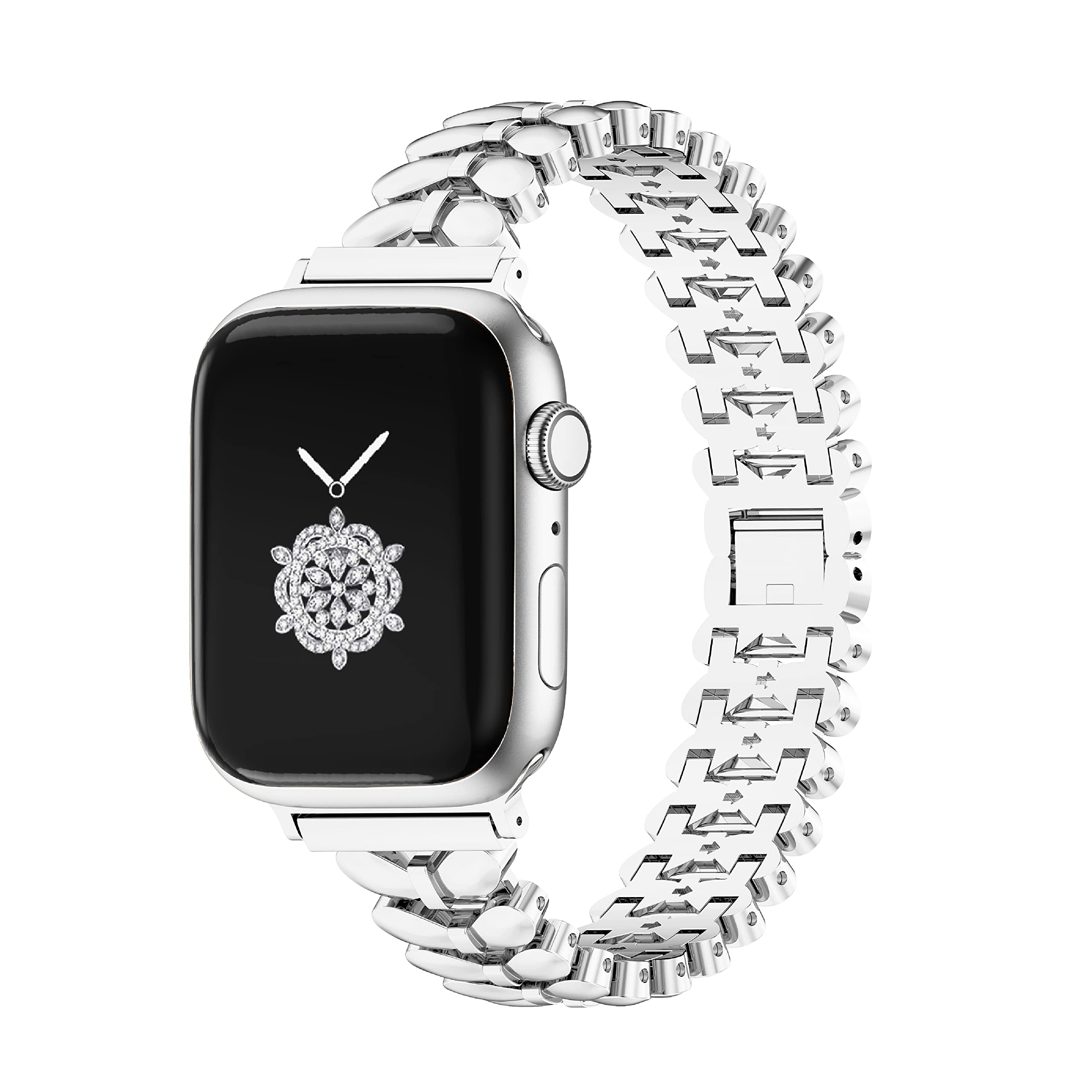 Kolgios 38mm 40mm 41mm 42mm 44mm 45mm 46mm Women's Fashion Smartwatch Band - Compatible with Apple Watch Series 10/9/8/7/6/SE/5/4, Stylish Replacement Strap for iWatch 10/9/8 - Perfect Gift for Her, Ideal for Workouts, Office & Everyday Wear