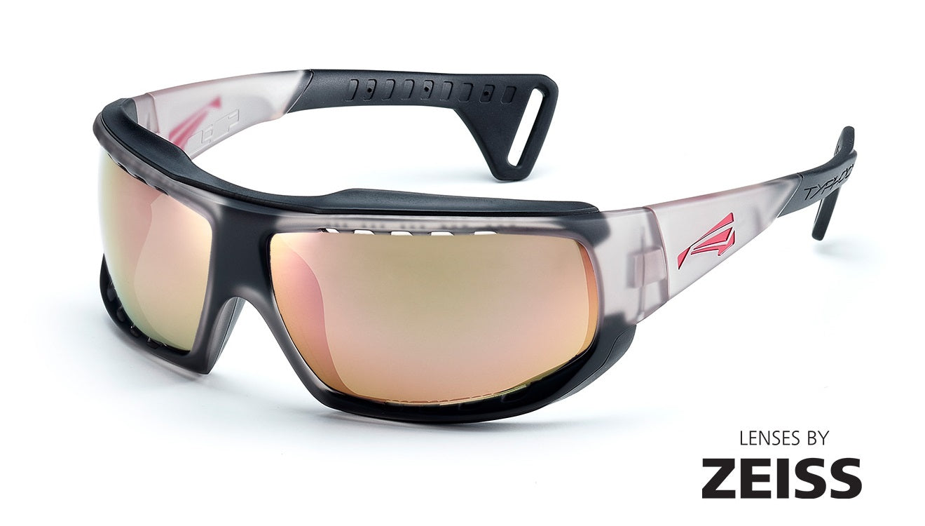 Grey Transparent-Polarised Rose Gold Mirror Lens