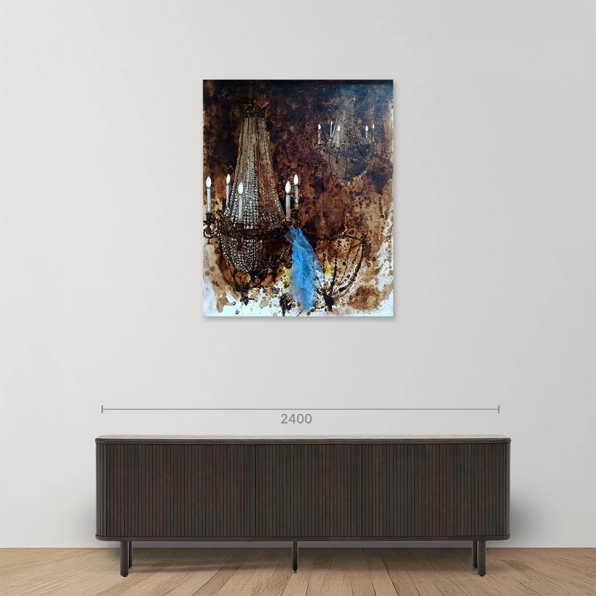 Capriccio II Mixed Media on Canvas - Abstract Wall Art for Living Room, Bedroom & Office Decor