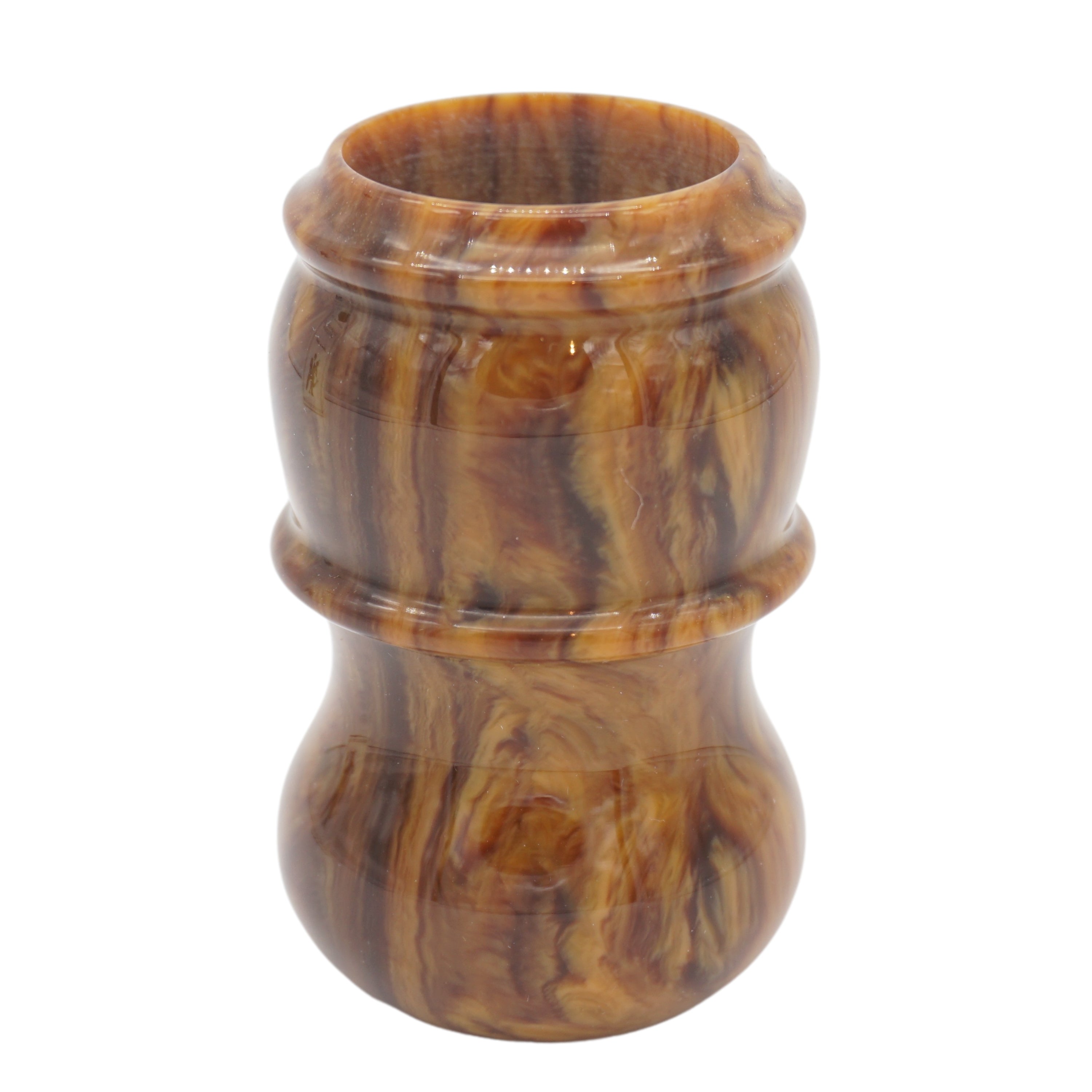 Premium Briar Wood Handcrafted Shaving Brush Handle - Fits 24mm & 26mm Knots - Perfect for Wet Shaving & Grooming Gifts for Men