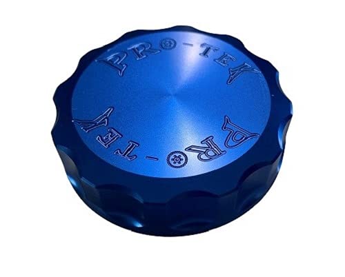 Blue Brake Fluid Reservoir Cap for Honda VT1100 Shadow 1995-2007 | VT1100 Shadow Ace Aero Sabre Replacement Part | Durable Motorcycle Accessory for Smooth Braking Performance