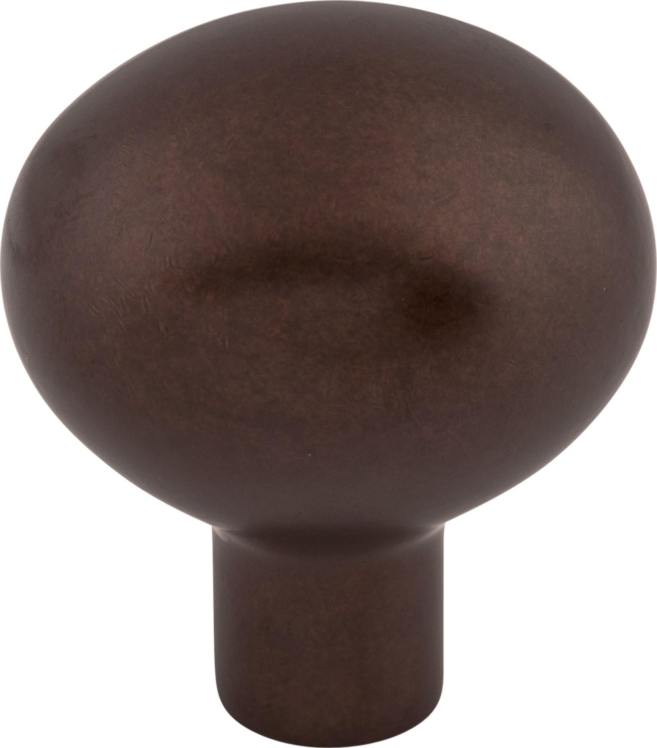 Top Knobs M1532 Aspen Egg Knob - Solid Bronze Cabinet Pull for Kitchen & Bathroom - Vintage Style Hardware for Drawers and Cabinets