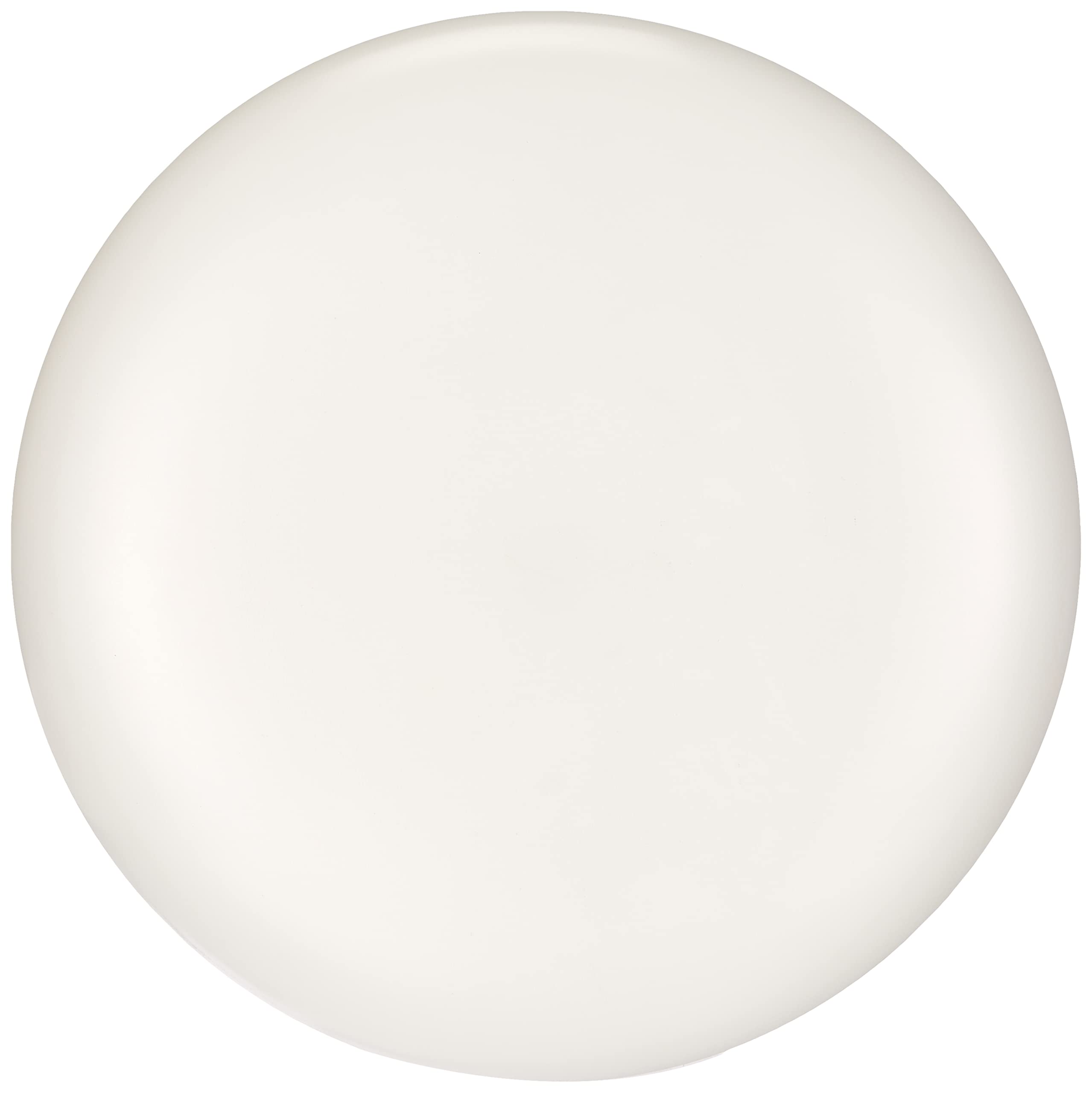 H&H Premiere Set of 6 Opal White Pizza Plates - Durable Dinnerware for Parties, Restaurants & Family Gatherings