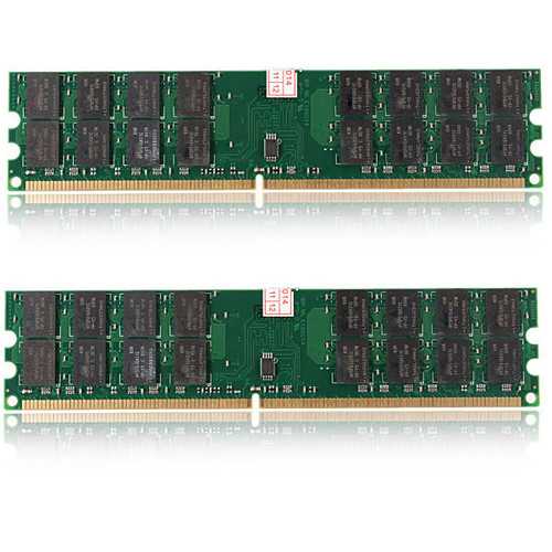 8GB (2x4GB) DDR2 800MHz PC2-6400 240-Pin Desktop Memory RAM - Compatible with AMD Motherboards - Upgrade for Faster PC Performance in Gaming, Office Work & Multimedia Tasks