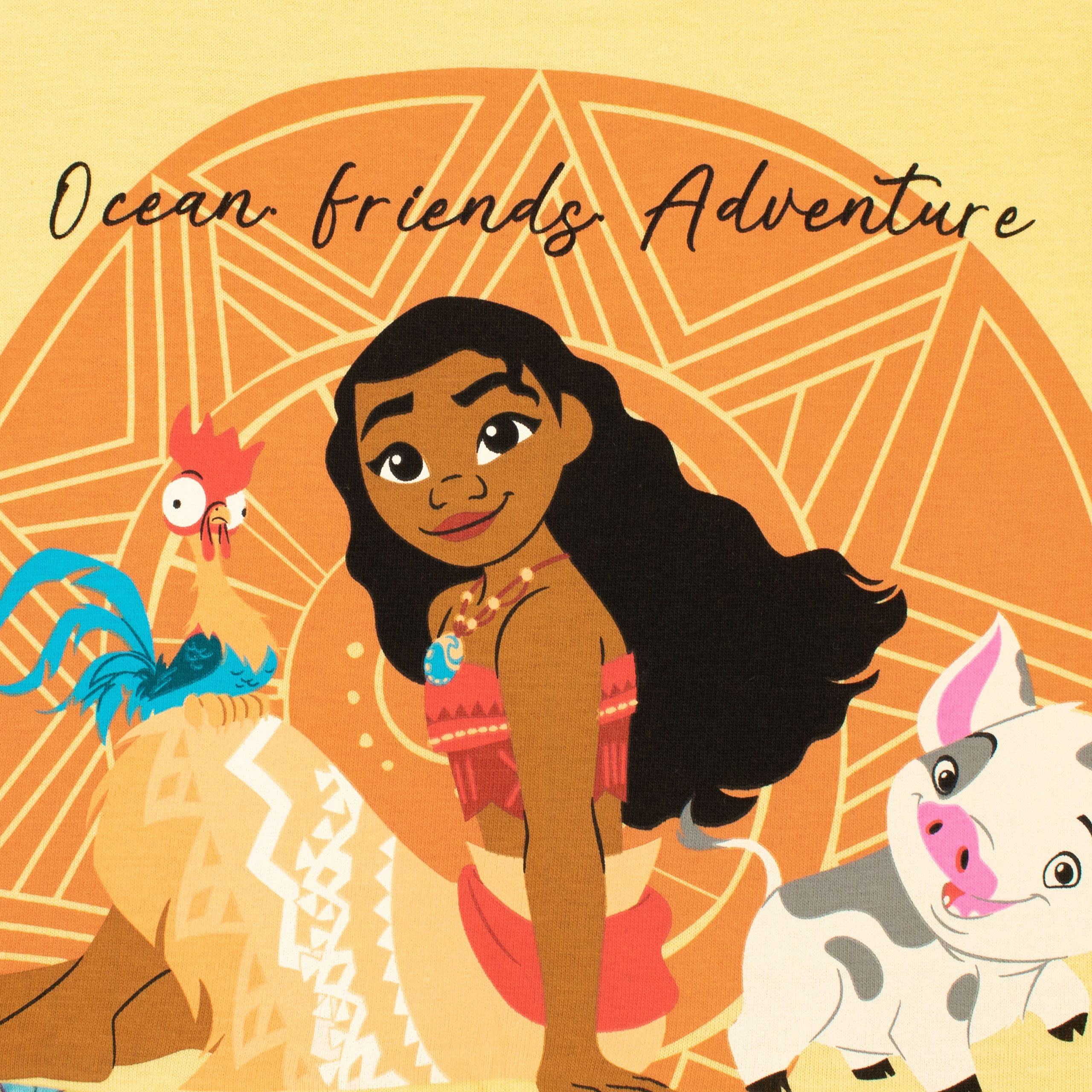 Disney Moana Princess Dress for Girls - Kids Hawaiian Costume & Daywear - Perfect for Halloween, Birthday Parties & Dress-Up Play