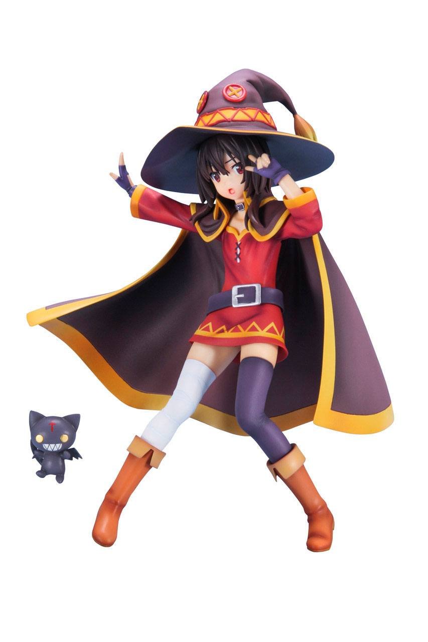 Bellfine Konosuba Megumin 1/8 Scale PVC Anime Figure - Cute Collectible Statue for Anime Fans | Perfect for Display in Home, Office, or Gaming Room