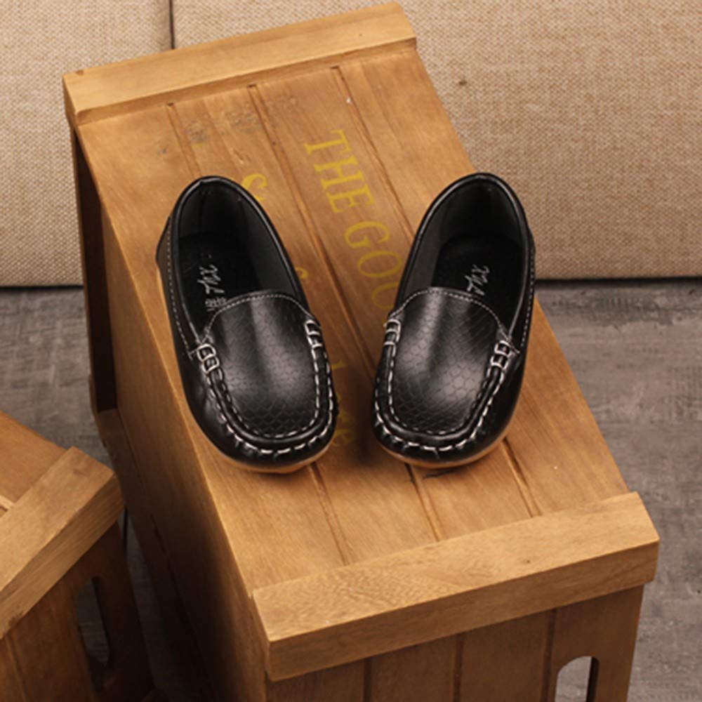 Boys Girls Slip-On Loafers - Soft Casual Boat Shoes for Toddlers - Perfect for School & Play